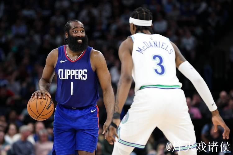 兰德尔砍下20分哈登手感冰凉 森林狼打破快船主场9连胜 兰德尔砍下20分哈登手感冰凉 森林狼打破快船主场9连胜